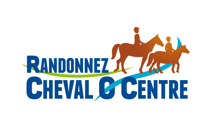 conception logo "Randonnez Cheval Ô Centre